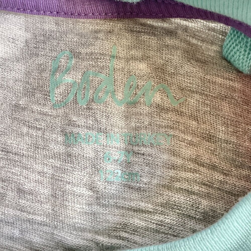 Mini Boden Raglan Stripe T-shirt - Picture 3 of 5
